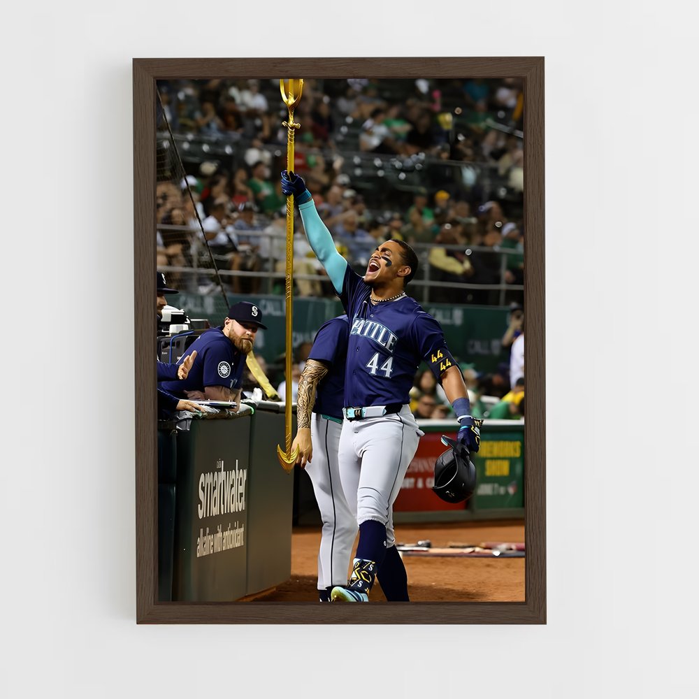 Poster Julio Rodriguez – affiche Baseball (vue 5)